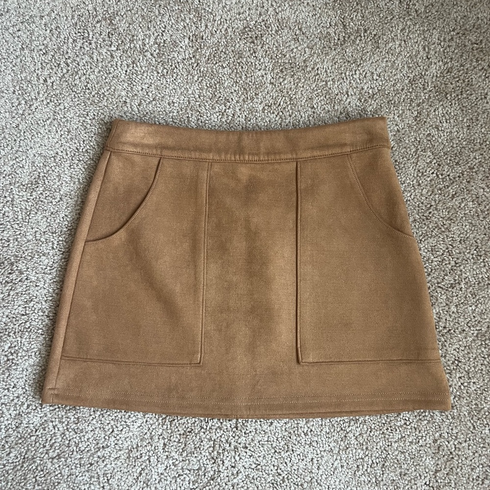 Suede skirt from Lulu's